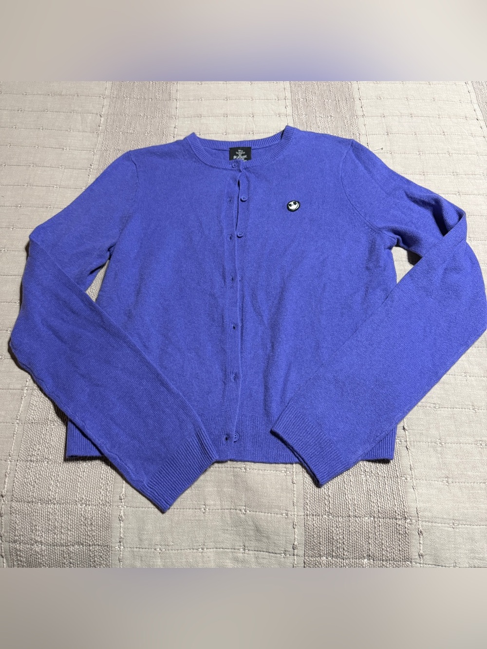 Disney x Gap Tim Burton’s The Nightmare Before Christmas Purple Cardigan